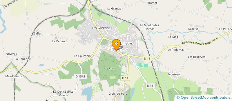 localisation de l'entreprise LA CREMERIE DE JADIS à NEXON