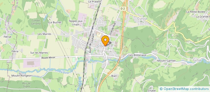 localisation de l'entreprise LA CREMERIE DE KARINE  COUSANCE