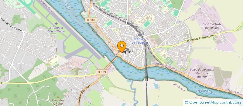 localisation de l'entreprise LA CREMERIE DU PONT ROSE à ETAPLES