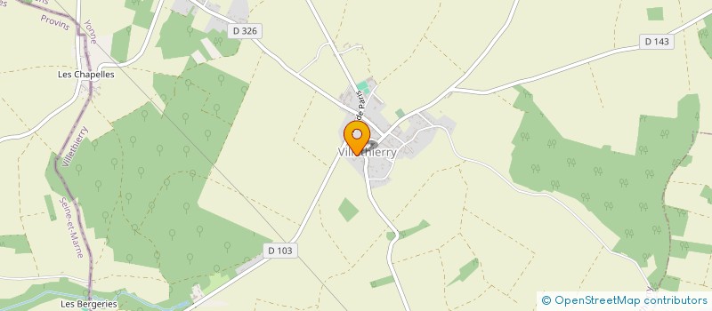 localisation de l'entreprise LA CREMERIE GOZGOZ à VILLETHIERRY