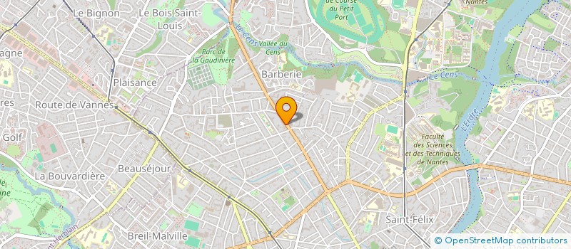 localisation de l'entreprise LA CREMERIE SCHUMAN à NANTES