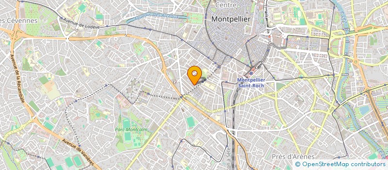 localisation de l'entreprise LA CRENELLE  MONTPELLIER