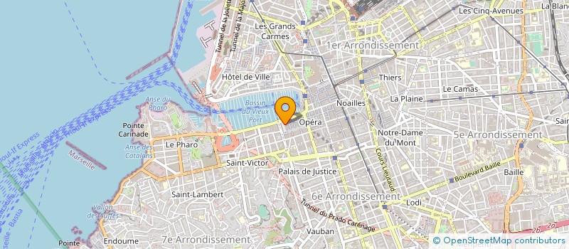 localisation de l'entreprise LA CREPE AU CARRE à MARSEILLE