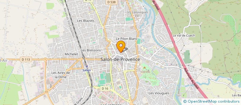 localisation de l'entreprise LA CREPE CHANTILLY  SALON-DE-PROVENCE