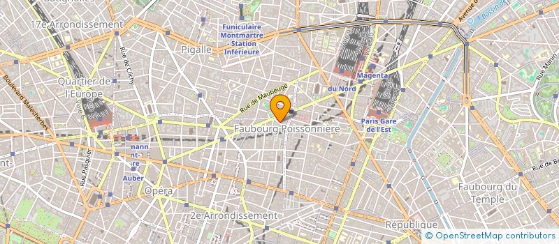 localisation de l'entreprise LA CREPE EN FETE à PARIS