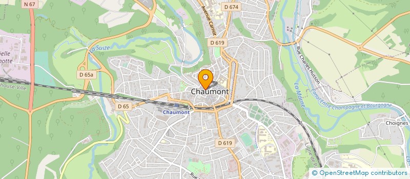 localisation de l'entreprise LA CREPE S'AFFICHE à CHAUMONT