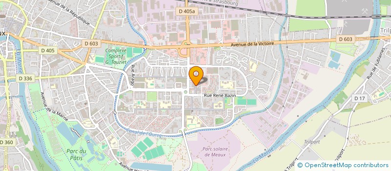localisation de l'entreprise LA CREPERIE à MEAUX