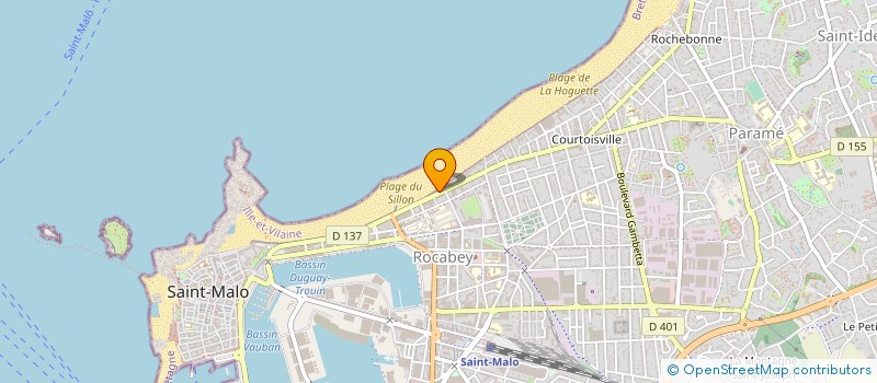 localisation de l'entreprise LA CREPERIE à SAINT-MALO