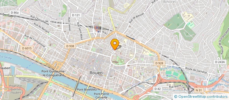 localisation de l'entreprise LA CREPERIE CORNEILLE à ROUEN