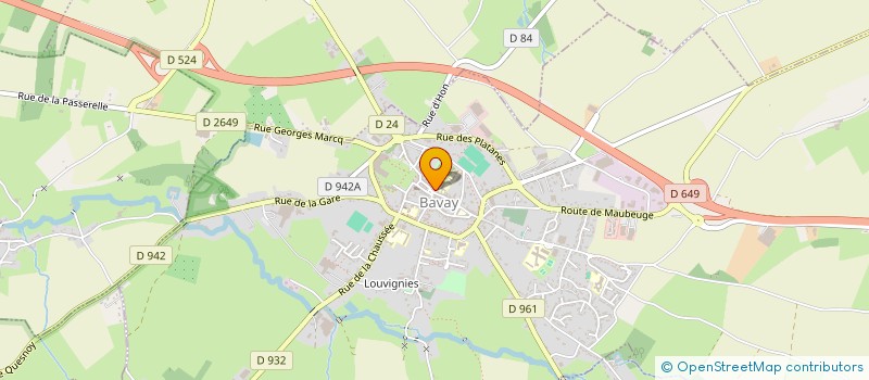 localisation de l'entreprise LA CREPERIE DES POULETTES  BAVAY