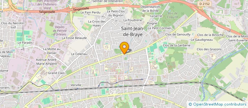 localisation de l'entreprise LA CREPERIE DU NOYER à SAINT-JEAN-DE-BRAYE