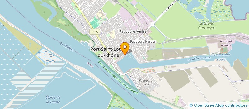 localisation de l'entreprise LA CREPERIE DU PORT à PORT-SAINT-LOUIS-DU-RHONE