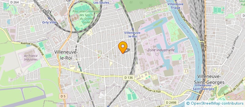 localisation de l'entreprise LA CREPERIE DU ROI à VILLENEUVE-LE-ROI