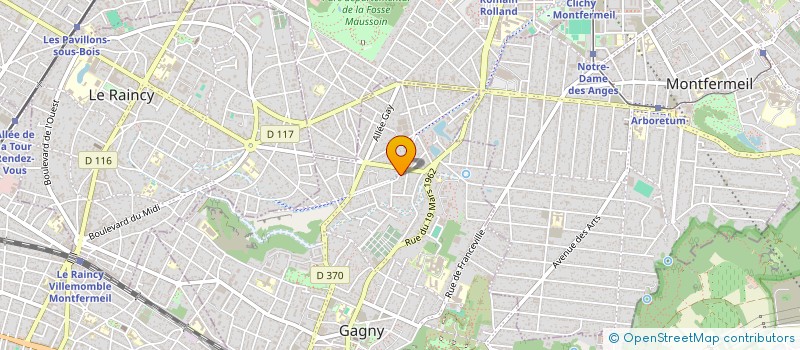 localisation de l'entreprise LA CREPOMOBILE à GAGNY
