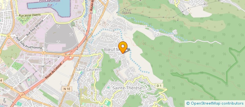 localisation de l'entreprise LA CRESSONIERE à LA POSSESSION