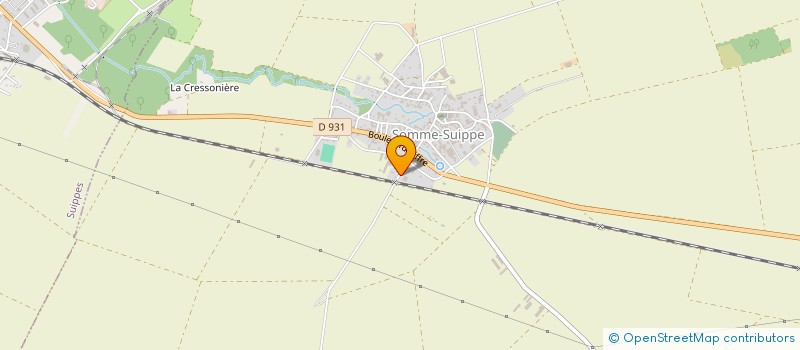 localisation de l'entreprise LA CRESSONNIERE I  SOMME-SUIPPE