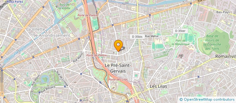 localisation de l'entreprise LA CRETE DU PRE à LE PRE-SAINT-GERVAIS