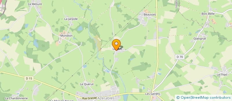 localisation de l'entreprise LA CREUSE EN VADROUILLE à AZERABLES