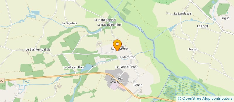 localisation de l'entreprise LA CRIARDE 2  AVESSAC