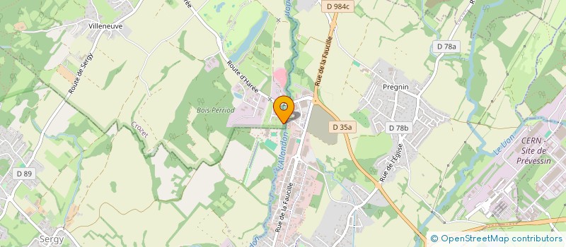 localisation de l'entreprise LA CRIEE à CROZET