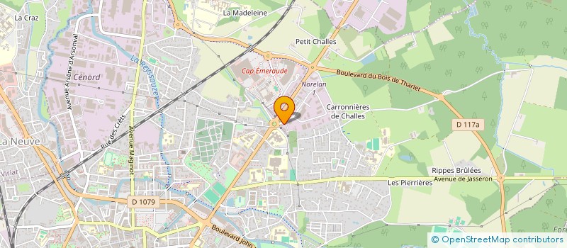 localisation de l'entreprise LA CRIEE BRESSANNE à BOURG-EN-BRESSE
