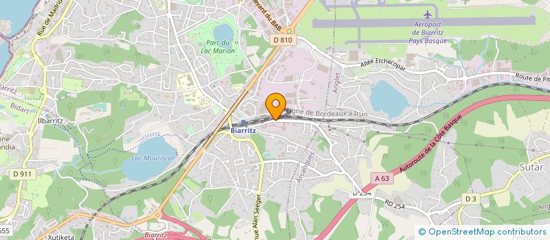 localisation de l'entreprise LA CRIEE DES DOCKS à BIARRITZ