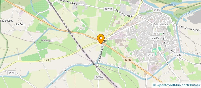 localisation de l'entreprise LA CRINIERE à MALLEMORT