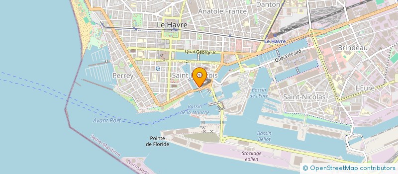 localisation de l'entreprise LA CRIQUE à LE HAVRE