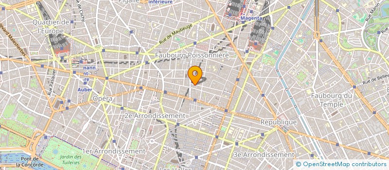 localisation de l'entreprise LA CRIQUE DU SOLEIL LEVANT  PARIS