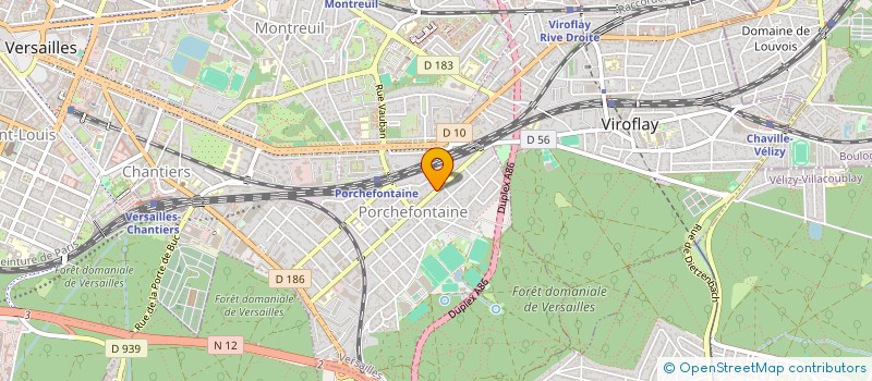 localisation de l'entreprise LA CRIQUE SAINT JOSEPH à VERSAILLES