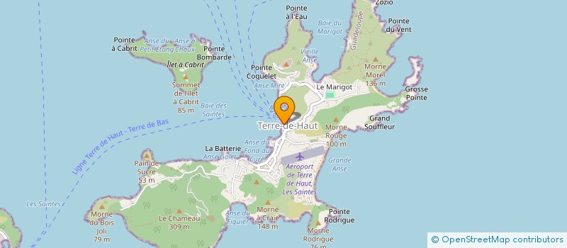 localisation de l'entreprise LA CRIQUE SAINTOISE à TERRE-DE-HAUT