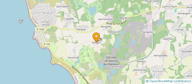 localisation de l'entreprise LA CRISTE MARINE à PLOEMEUR
