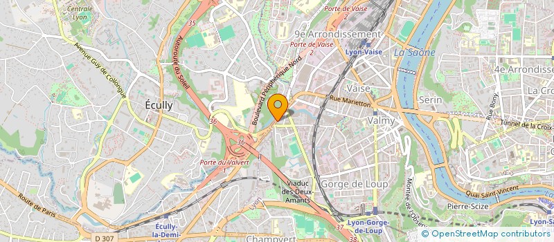 localisation de l'entreprise LA CROCHE ARTISTIQUE  LYON