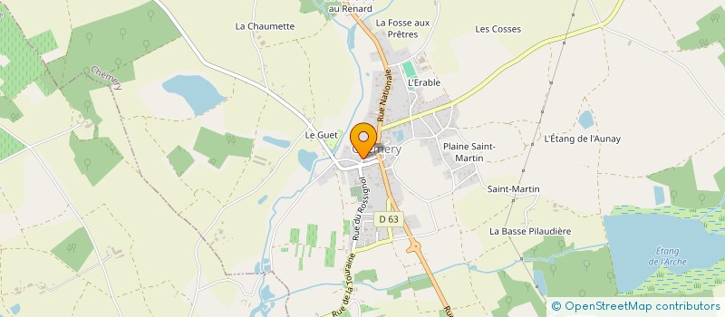 localisation de l'entreprise LA CROCHE COEUR à LE CONTROIS-EN-SOLOGNE