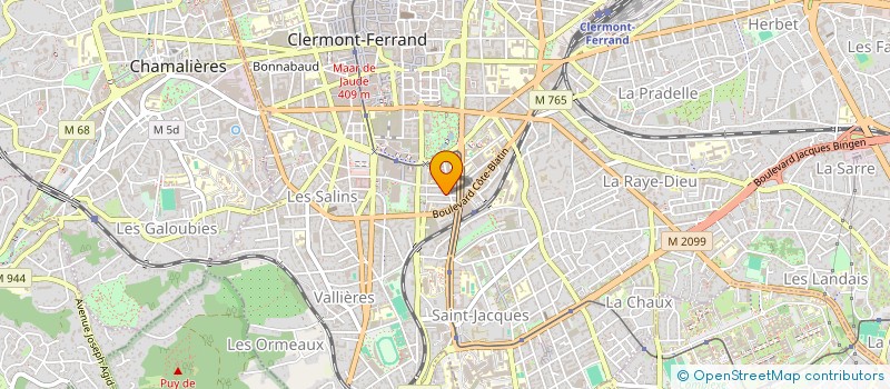 localisation de l'entreprise LA CROCHE MOT  CLERMONT-FERRAND