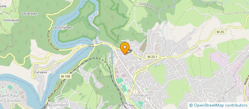 localisation de l'entreprise LA CROI X DU POIRIER  UNIEUX