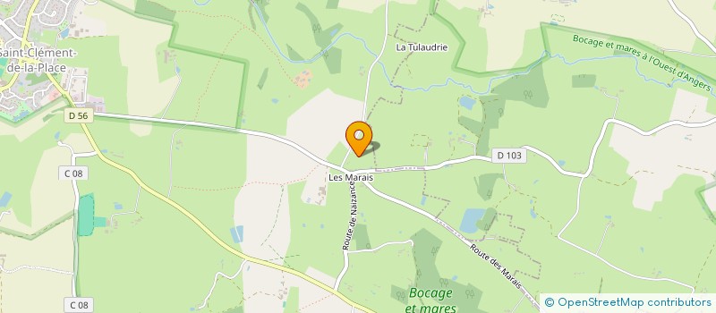 localisation de l'entreprise LA CROIRIE à SAINT-CLEMENT-DE-LA-PLACE