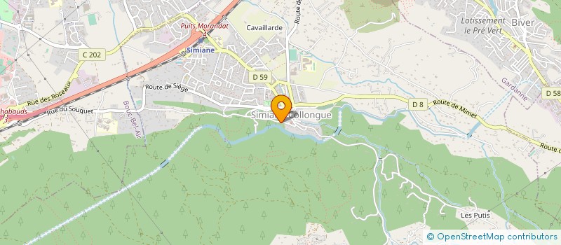 localisation de l'entreprise LA CROISADE PROVENCALE  SIMIANE-COLLONGUE