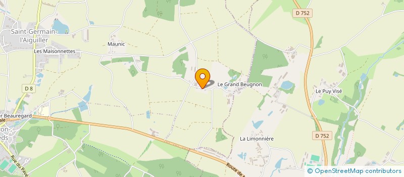 localisation de l'entreprise LA CROISEE à MOUILLERON-SAINT-GERMAIN