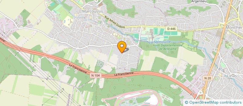 localisation de l'entreprise LA CROISEE  MARCOUSSIS