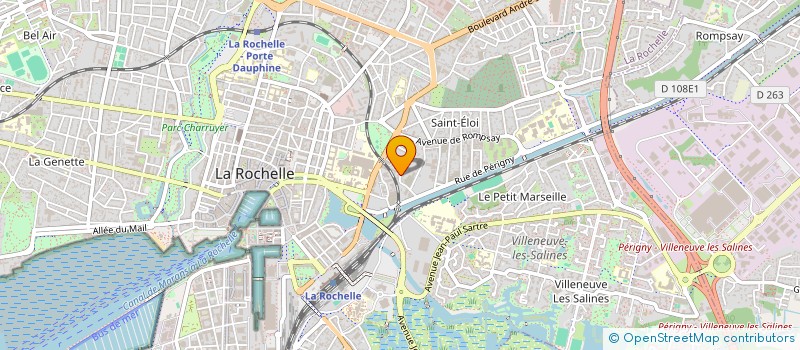 localisation de l'entreprise LA CROISEE  LA ROCHELLE