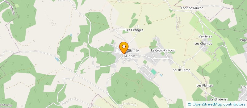 localisation de l'entreprise LA CROISEE  ANTRAN