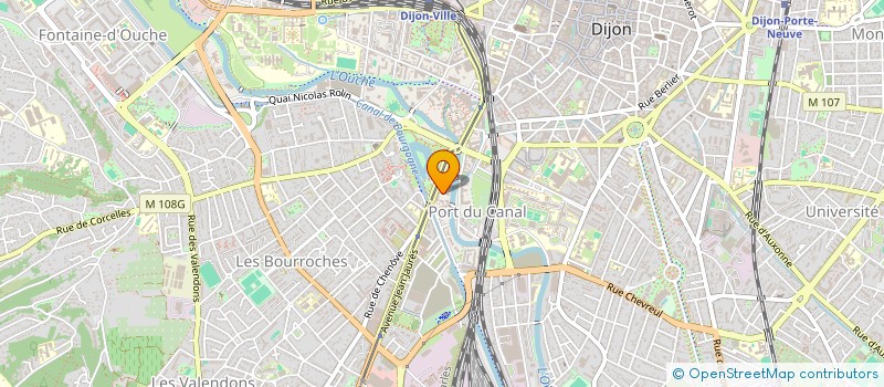 localisation de l'entreprise LA CROISEE DES ARTS  DIJON