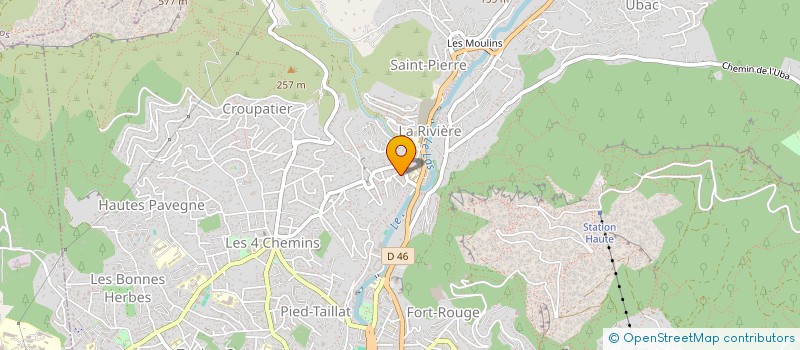 localisation de l'entreprise LA CROISEE DES AUMS  TOULON