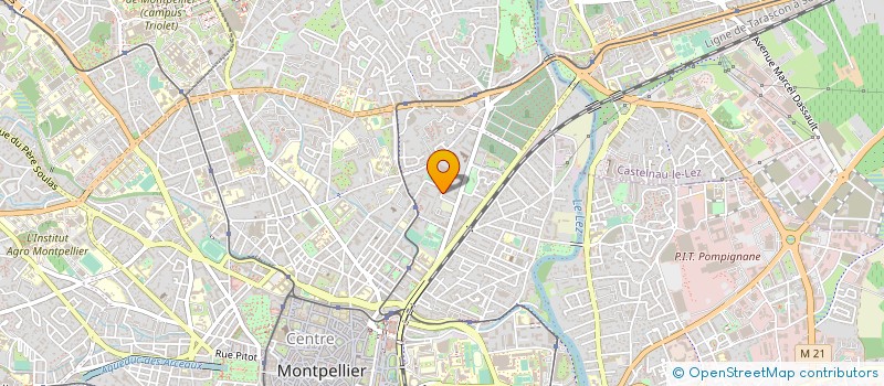 localisation de l'entreprise LA CROISEE DES CHEMINS à MONTPELLIER