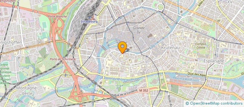localisation de l'entreprise LA CROISEE DES CHEMINS à STRASBOURG