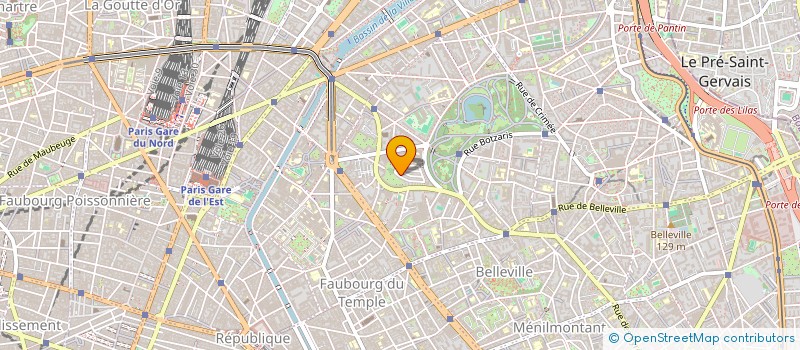 localisation de l'entreprise LA CROISEE DES CHEMINS  PARIS