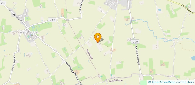 localisation de l'entreprise LA CROISEE DES CHEMINS  REXPOEDE