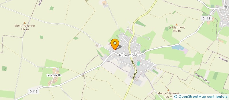 localisation de l'entreprise LA CROISEE DES CHEMINS  RUBEMPRE