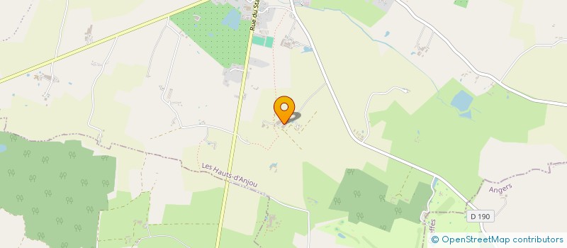 localisation de l'entreprise LA CROISEE DES CHEMINS à LES HAUTS-D'ANJOU